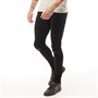 DFND London Herren Leader Ripped Skinny Denim Skinny Jeans Schwarz