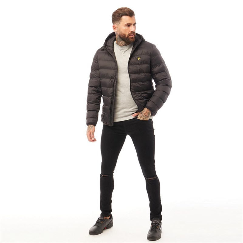 DFND London Herren Leader Ripped Skinny Denim Skinny Jeans Schwarz