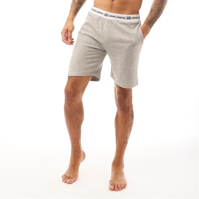 Buy DFND London Mens Capital Loungewear Shorts Grey