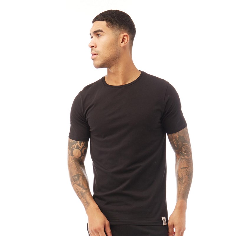 DFND London Mens Extra Loungewear T-Shirt Black