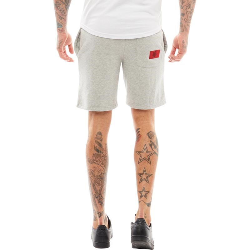 DFND London Mens Rickston Shorts Grey Marl