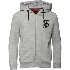 Dfnd London Jongens Fox Hoodie Gemeleerd Grijs dfnd london kopen in de aanbieding