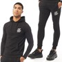 DFND London Męskie Core Zestaw do Joggingu Czarny