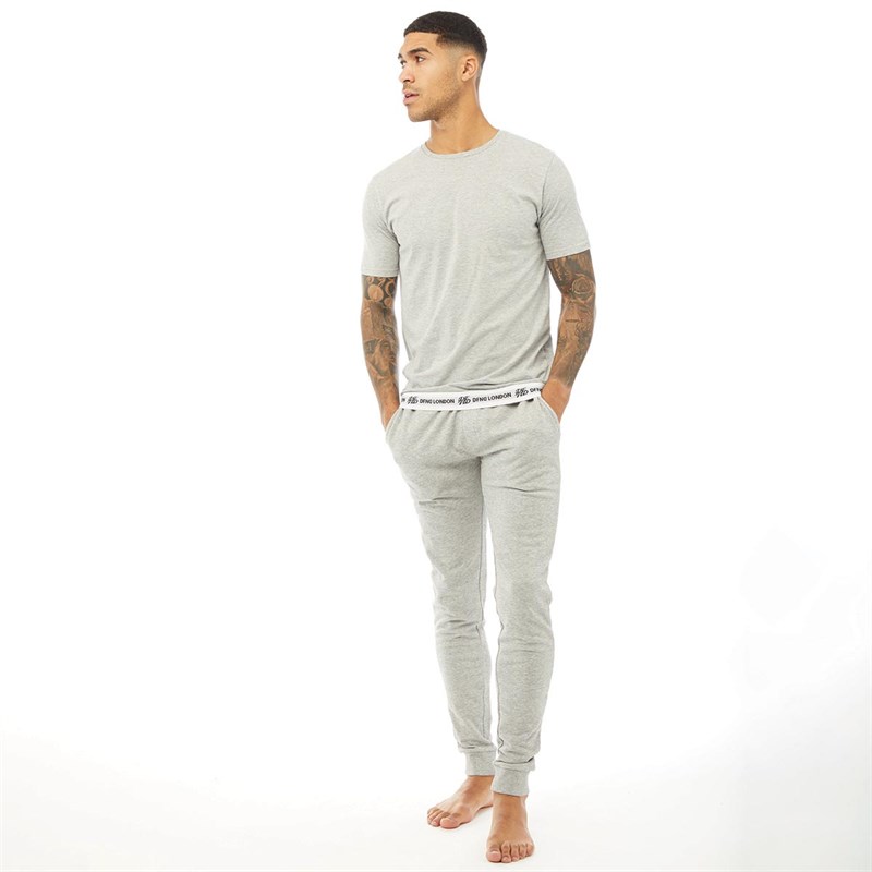 Buy DFND London Mens Parker Loungewear Joggers Grey