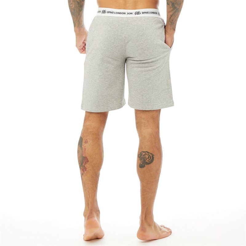 DFND London Mens Loungewear Shorts Grey