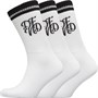 DFND London Herren Afrino Socken Weiß