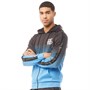 DFND London Mens Ombre Sublimated Hoodie Blue