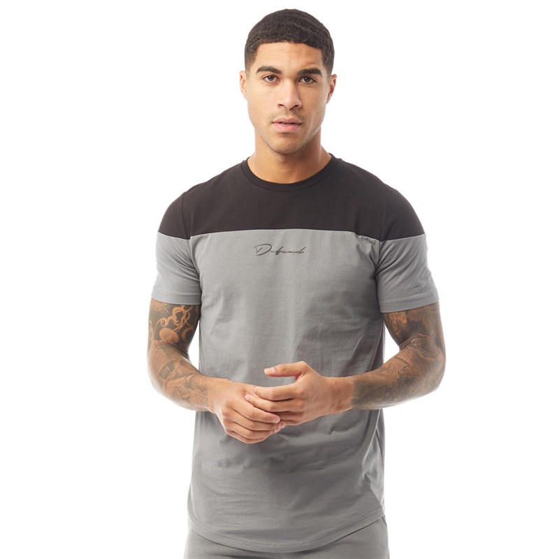 DFND London Mens Zinger T-Shirt Charcoal/Black