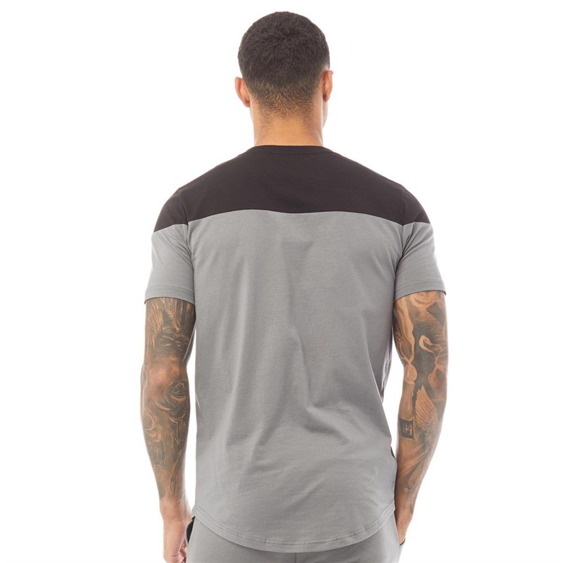 DFND London Mens Zinger T-Shirt Charcoal/Black