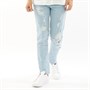 DFND London Boys Detroit Ripped Denim Jeans Light Blue