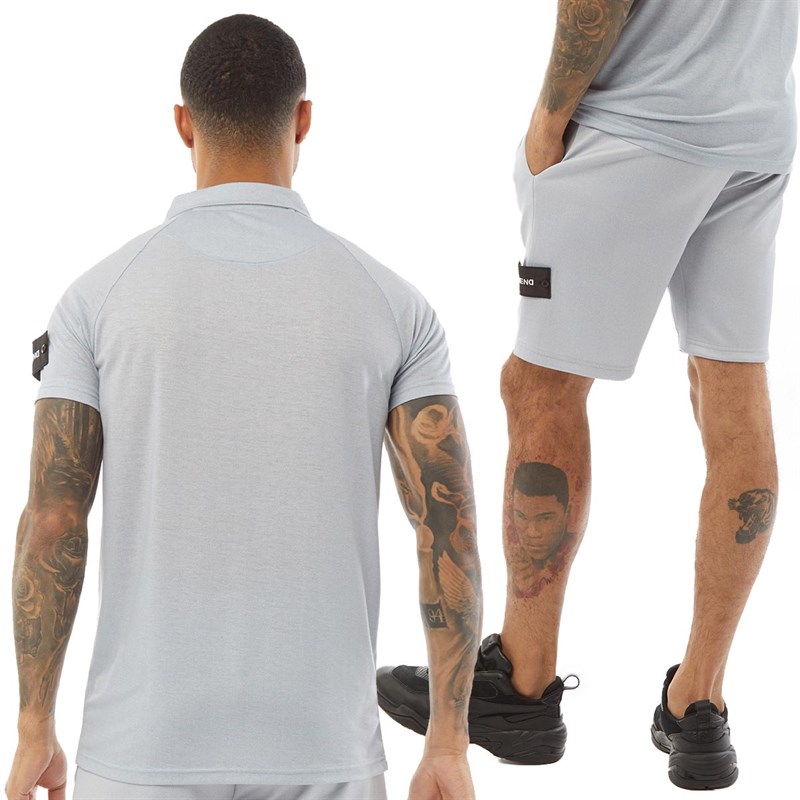 DFND London Heren Riviera Joggingpak Lichtgrijs