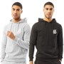 DFND London Sweats à Capuche Amos Homme Noir