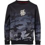 DFND London Boys Military Fade Sweatshirt Black