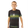 DFND London Chłopięce Levels T-shirty Czarny