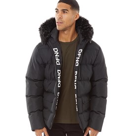 Mens patent puffer outlet jacket