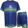 DFND London Boys Levels Shorts And T-Shirt Set Blue