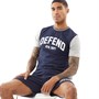 DFND London Heren Athletic Co Ord Set Marineblauw