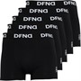 DFND London Mens Johnson Five Pack Boxers Black
