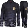 DFND London Boys Boys Military Fade Long Sleeve Polo And Tapered Trousers Set Black