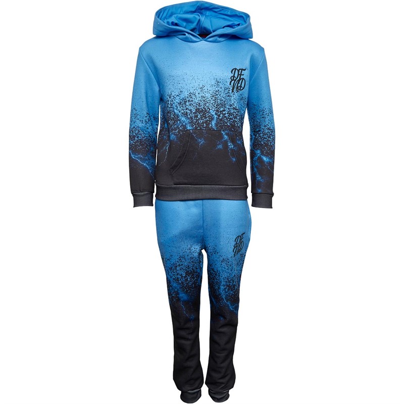 DFND London Boys Crash Tracksuit Blue