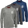 DFND London Boys Three Pack Long Sleeve Polos Charcoal/Navy/Light Grey Marl