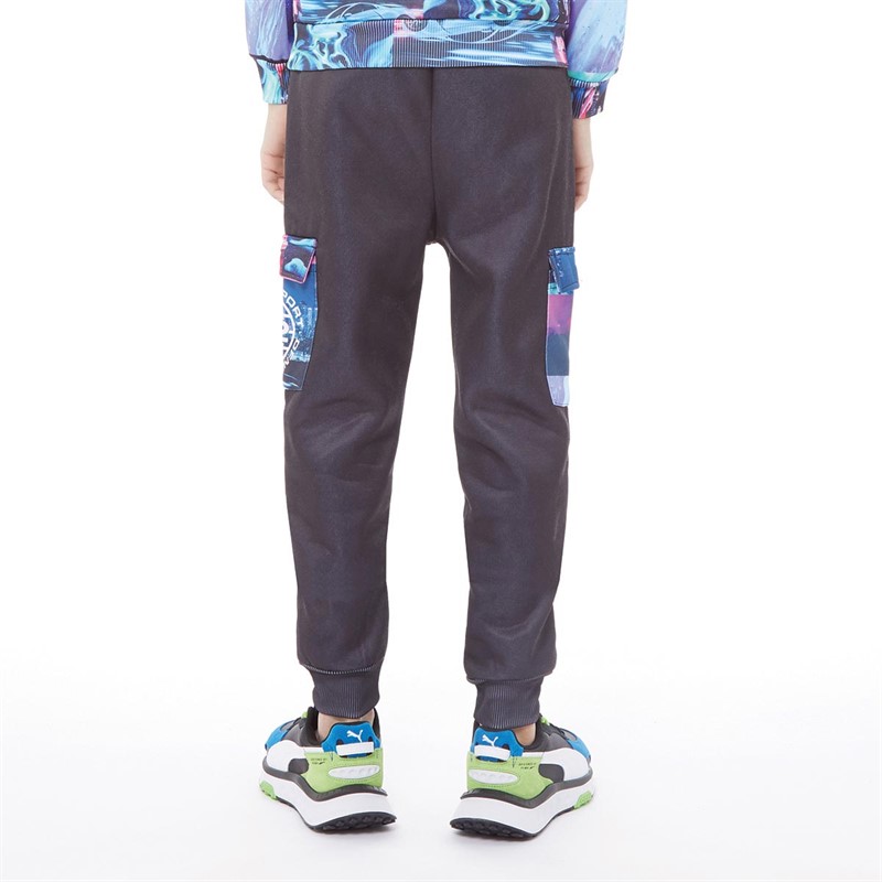 DFND London Boys Recycled Poly Sunset Joggers Multi