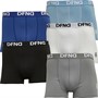 DFND London Mens Option Five Pack Boxers Chalky Blue/White/Royal Blue/Black/Grey