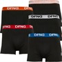 DFND London Mens Floyd Five Pack Boxers Black