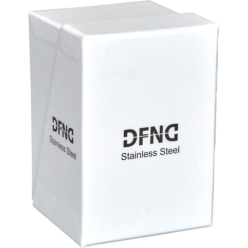 DFND London Mens Stainless Steel Bracelet Silver Tone