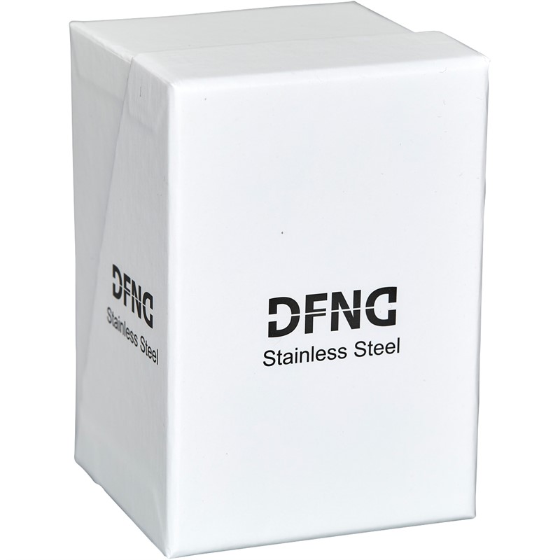 DFND London Mens Stainless Steel Bracelet Silver Tone