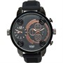 DFND London Mens Strap Dual Movement Watch Two Independent Movements Black