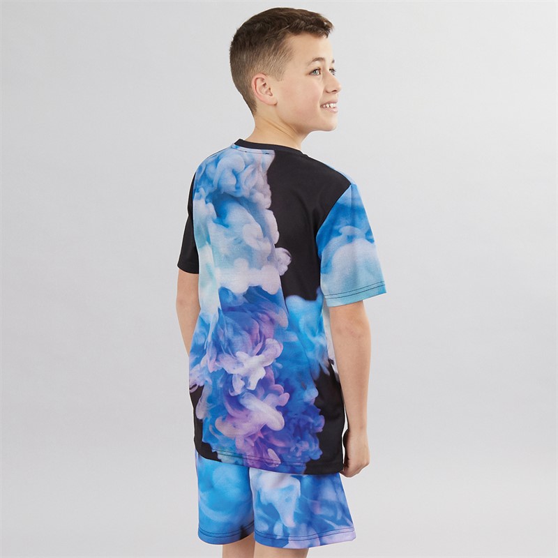 DFND London Boys T-Shirt And Shorts Co-Ord Set Multi