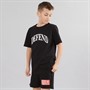 DFND London Boys T-Shirt And Shorts Co-Ord Set Black