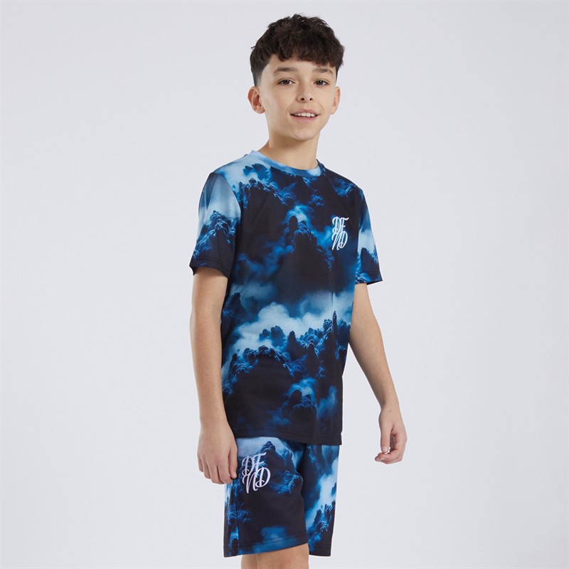 Boys T-Shirt And Shorts Co-Ord Multi - Size 11/12Y