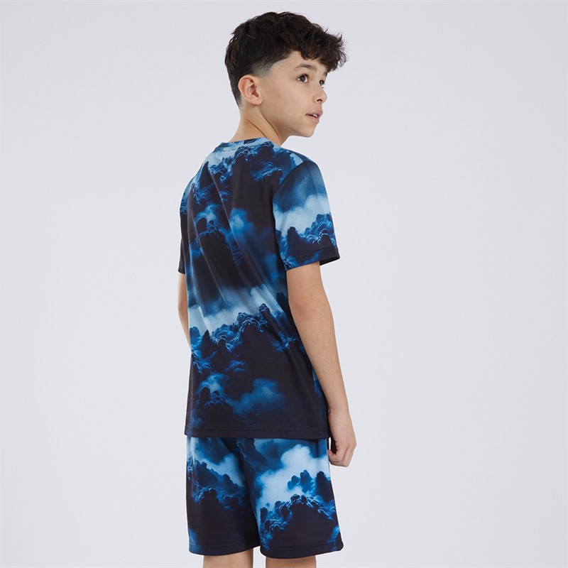 DFND London Boys T-Shirt And Shorts Co-Ord Set Multi