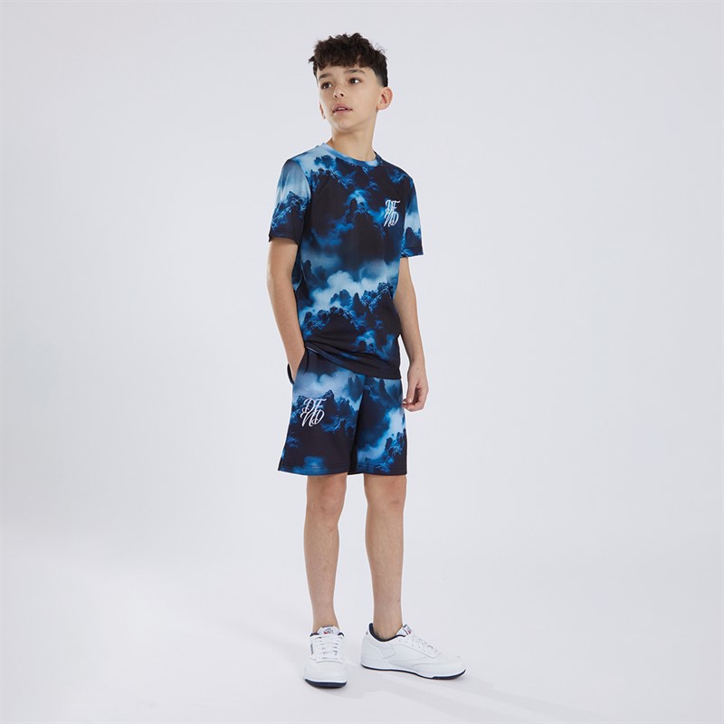 DFND London Boys T-Shirt And Shorts Co-Ord Set Multi