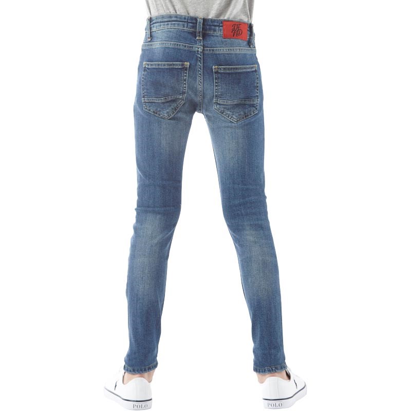 Buy DFND London Boys Worker Skinny Jeans Blue