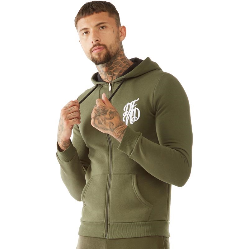 Buy DFND London Mens Bamehurst Hoody Khaki