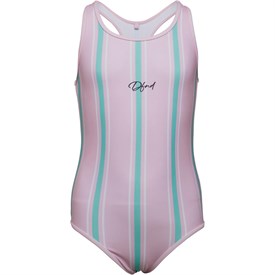 Dfnd London Meisjes Fallowfield Zwempak Lichtroze dfnd london kopen in de aanbieding