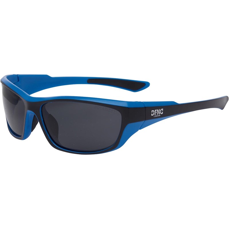 Buy DFND London Mens Wrap Sunglasses Blue