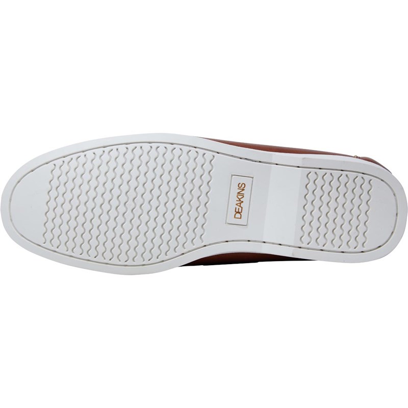 navy tan boat shoes