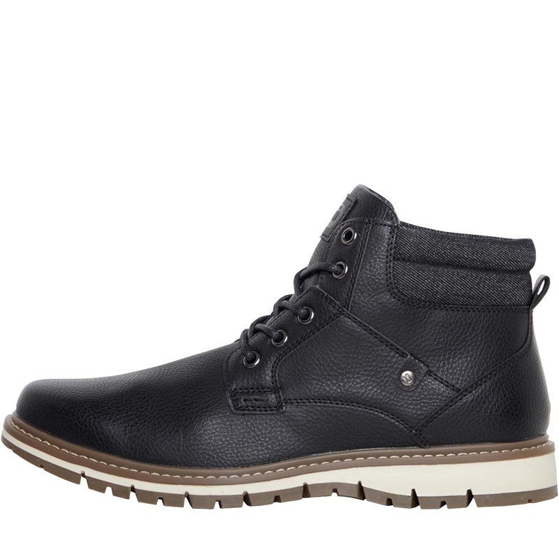 Mens black 2025 oxford boots