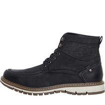 Deakins Mens Wesc Mocc Boots Black