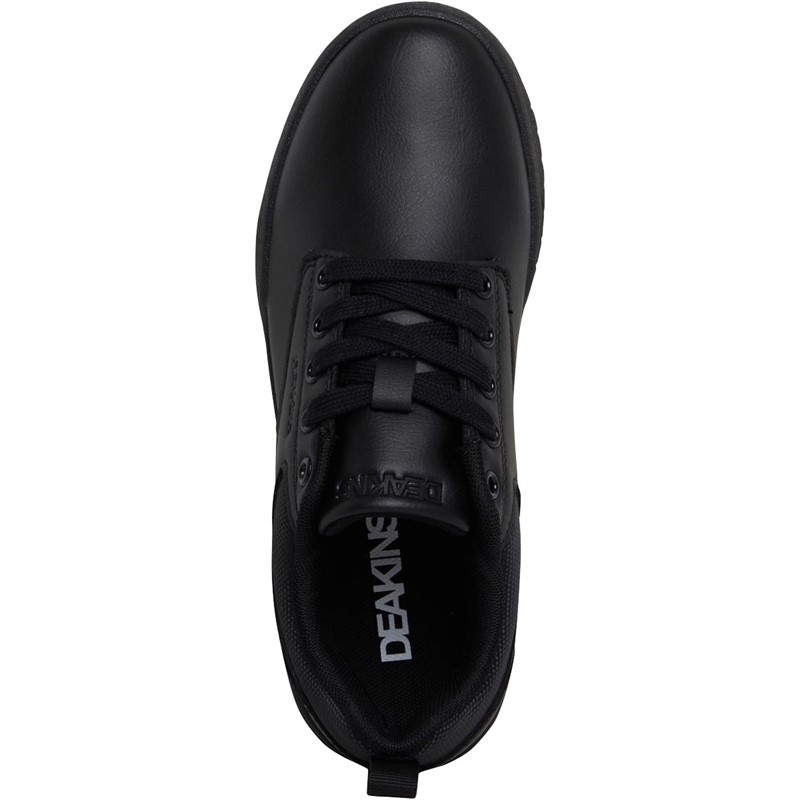 Deakins Junior Boys Psyche School Shoes Black