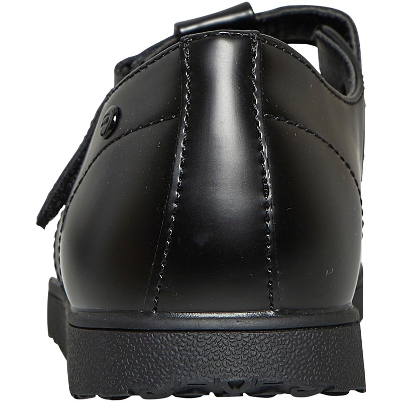 Deakins Junior Girls Bow T-Bar School Shoes Black