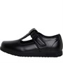 Deakins Girls Bow T-Bar School Shoes Black