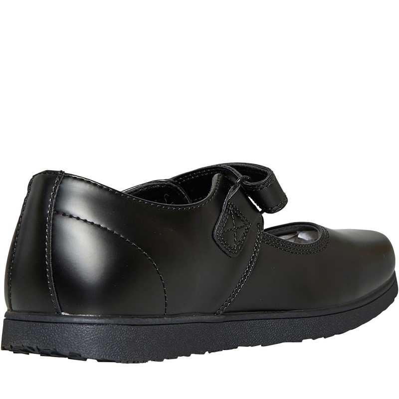 Deakins Junior Girls Devon Mary Jane School Shoes Black