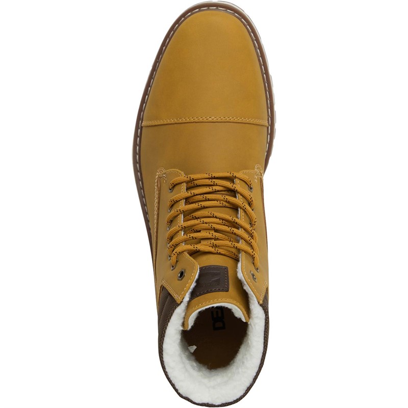 Deakins Mens Burley Toe Cap Boots Tan