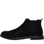 Deakins Herren Chelsea Boots Schwarz Wildleder