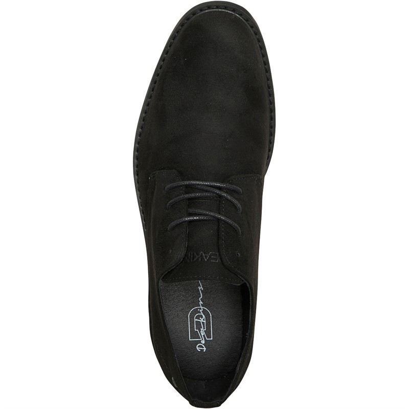 Deakins Mens Grayson Shoes Black Mono